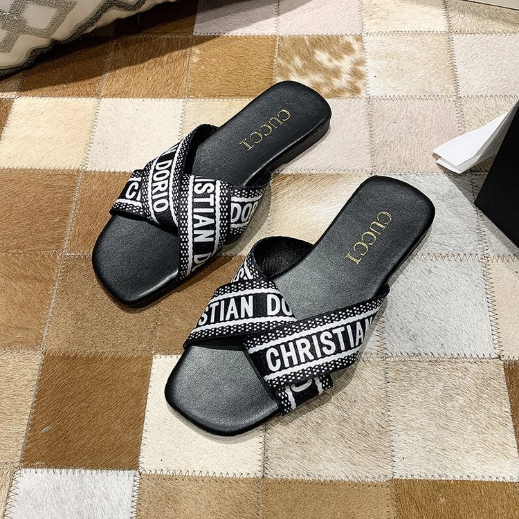 Dép Quai Ngang Size Lớn 42 Thời Trang Mùa Hè Dành Cho Nữ