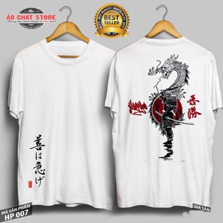 Áo Thun Phong Cách Nhật Bản Cực Chất | Áo Chiến Binh Samurai Thư Pháp
