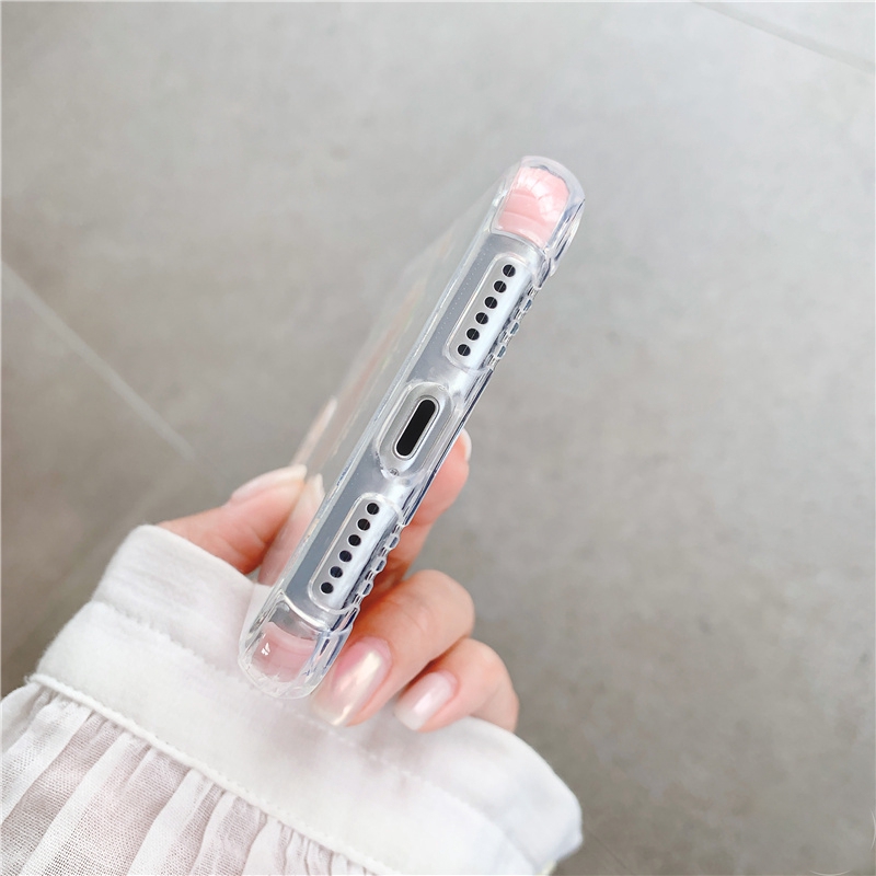 Ốp lưng iphone hoa Colorful trong 4 góc 6/6plus/6s/6splus/7/7plus/8/8plus/x/xr/xs/11/12/pro/max/plus/promax - Awifi V2-6 | BigBuy360 - bigbuy360.vn