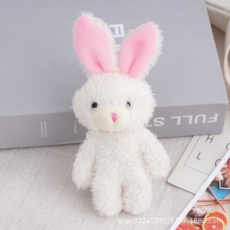 Móc khóa Thỏ bông cute cài túi balo