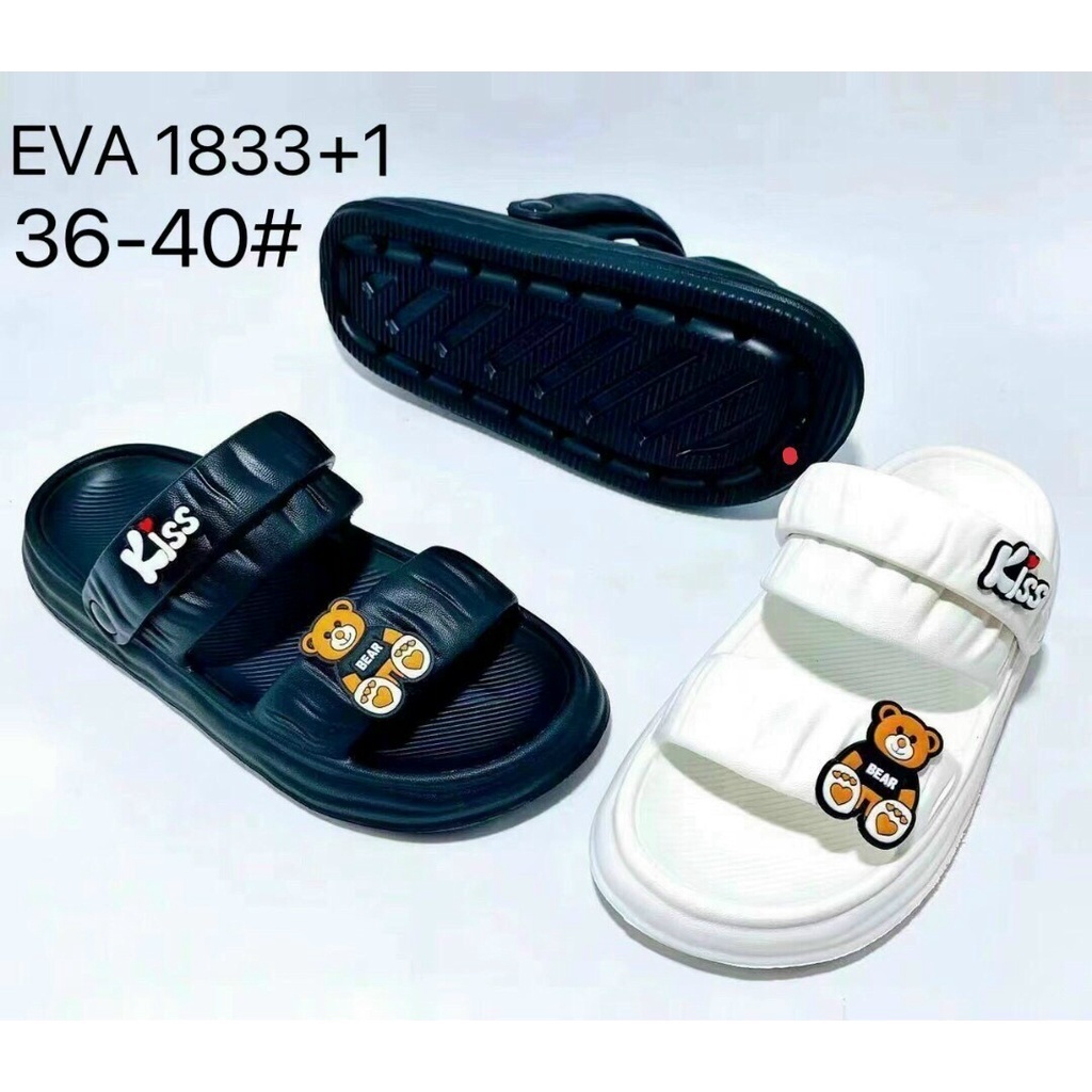 DÉP SANDAL 1833 SIÊU NHẸ HỌC SINH GẮN STICKER SIÊU DỄ THƯƠNG