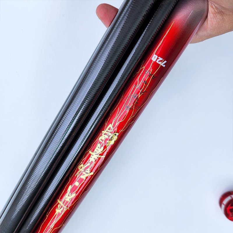 Cần câu tay Hoả Thần 10H phân bổ lực 19 phôi carbon dày