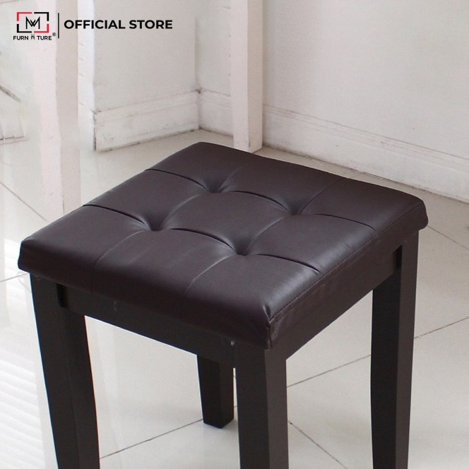 Ghế bàn trang điểm bọc nệm da thương hiệu MW FURNITURE - nội thất trang trí
