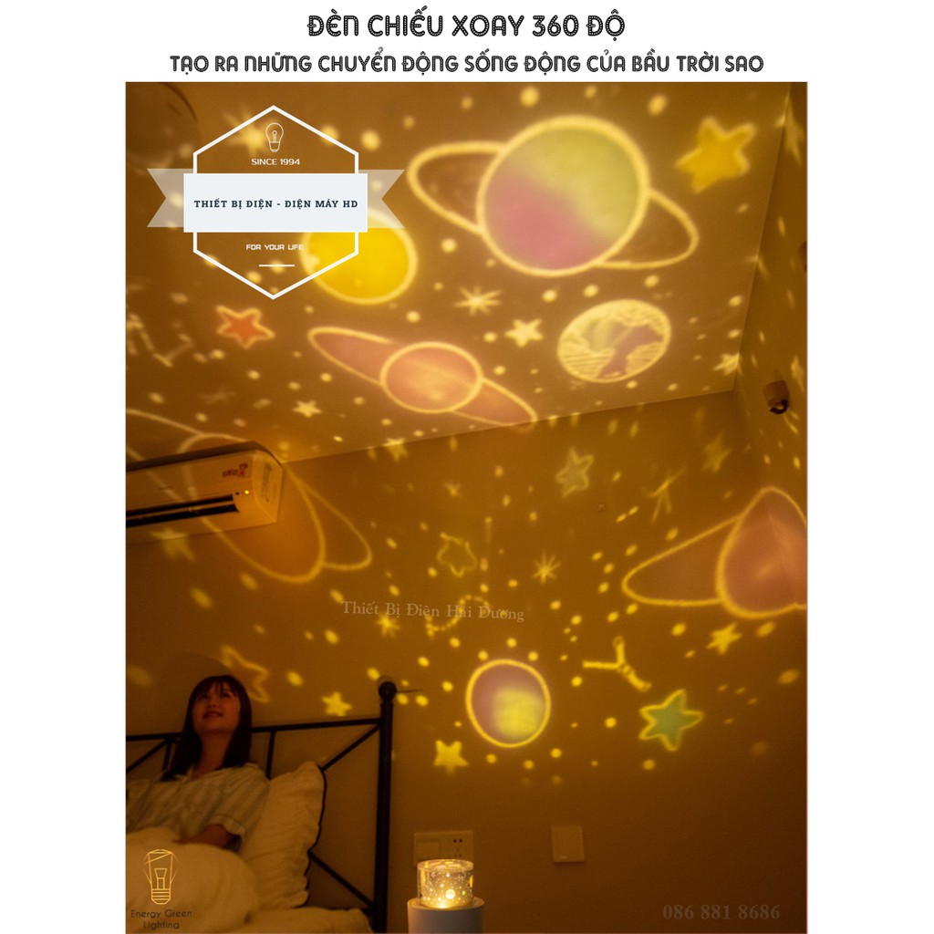 [SIÊU HOT] Đèn Ngủ Chiếu Sao,Cổ Tích,Đại Dương,Sinh Nhật GXZ-TD1 - Siêu Lung Linh - Siêu Đẹp Mắt - Đèn Led Xoay 360 Độ