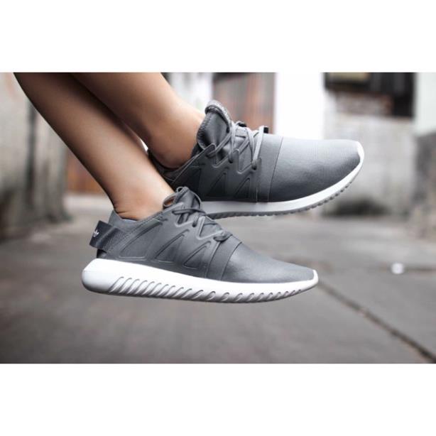 Giày Tubular viral xám trắng