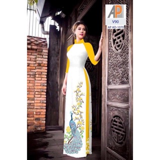 Vải áo dài con công
