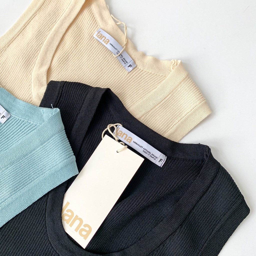 Áo Len Gân Ba Lỗ Dáng Ôm Lavigen | AK-LA3491 | Lana Official