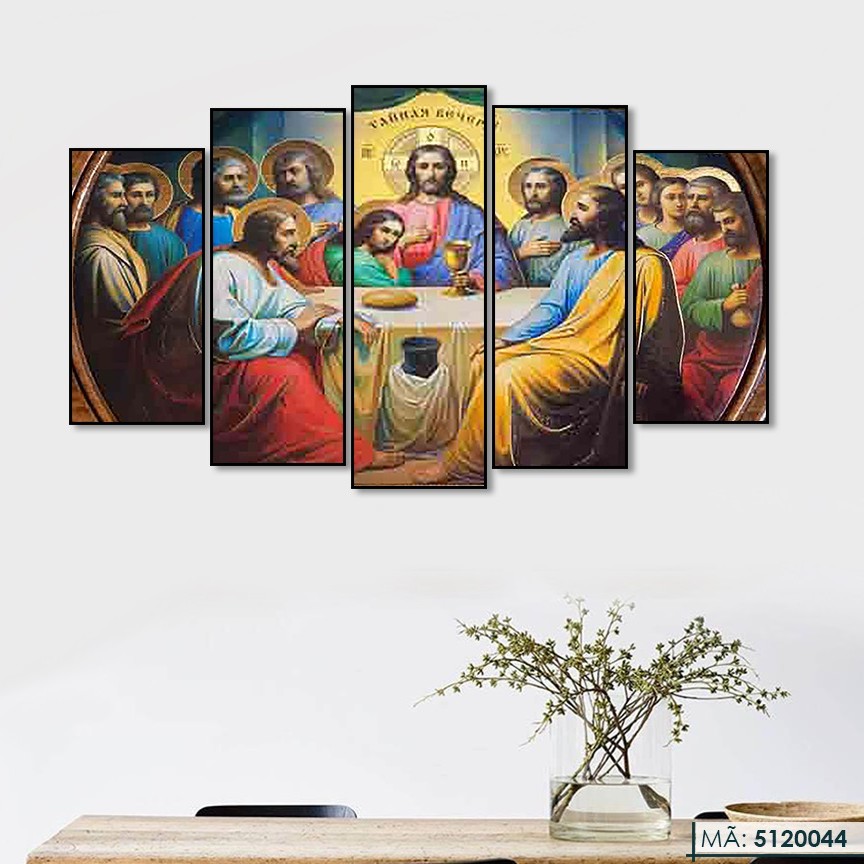 Tranh dán tường Bữa Tiệc Cuối Cùng Chúa Jesus trang trí đẹp nhà cửa hiện đại phòng khách ngủ bếp ăn cầu thang - 5120044