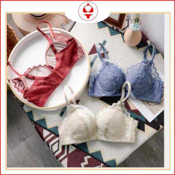 BỘ ÁO LÓT ⚡ freeship ⚡ set nội y ren không gọng cao cấp,siêu nâng ngực tạo khe.chất cao su non thông hơi.