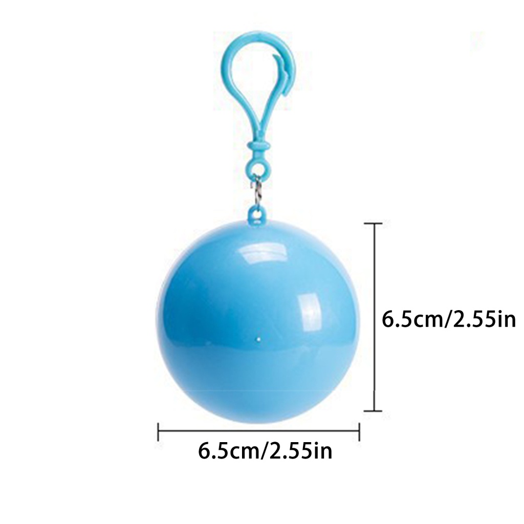 Áo Mưa Khẩn Cấp Bằng PVC Bền Thiết Kế Quả Bóng Độc Đáo Chống Nước Dùng Một Lần Cho Hoạt Động Ngoài
