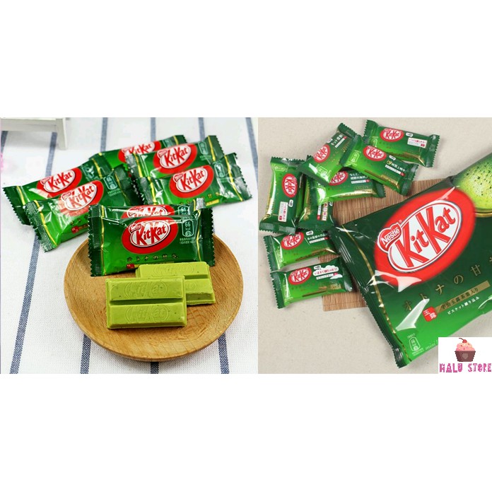 KitKat trà xanh Nhật Bản gói gồm 12 thanh đôi
