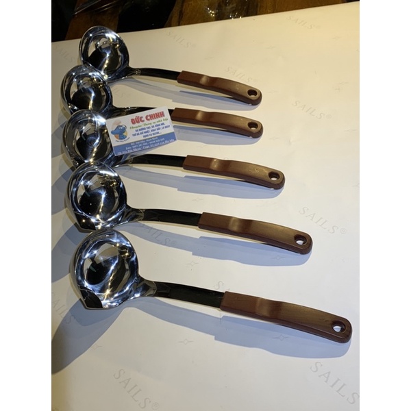 Muỗng canh lọc dầu mỡ Inox 304, muôi vá giá múc canh/bảo vệ sức khỏe không lo bị béo thoả sức ăn/dụng cụ lọc dầu mỡ