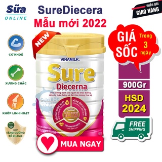 Sữa bột Vinamilk Sure Diecerna 900g - Sữa dành cho người tiểu đường