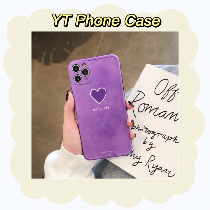 Ốp  lưng iphone  6/6plus/6s/6splus/6/7/7plus/8/8plus/x/xs/xsmax/11/11pro/11promax IMD Tim Tím