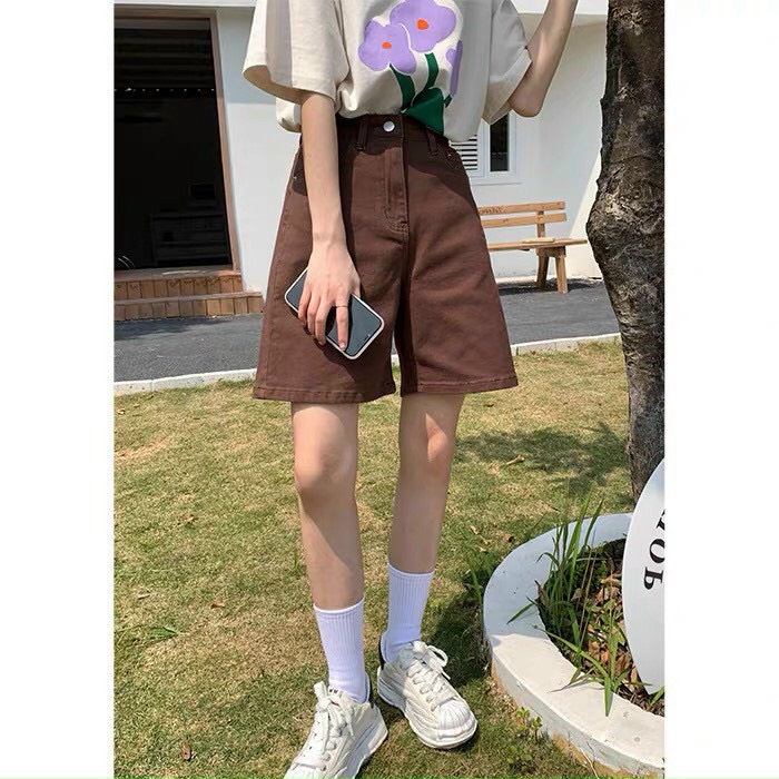 [VIDEO+FREESHIP ] QUẦN JEANS NGỐ LỬNG NỮ LƯNG CAO LAI CUỐN MÀU NÂU BÒ MỀM MỊN MÁT CAO CẤP XỊN SÒ NITIQC SIÊU HOT HIT