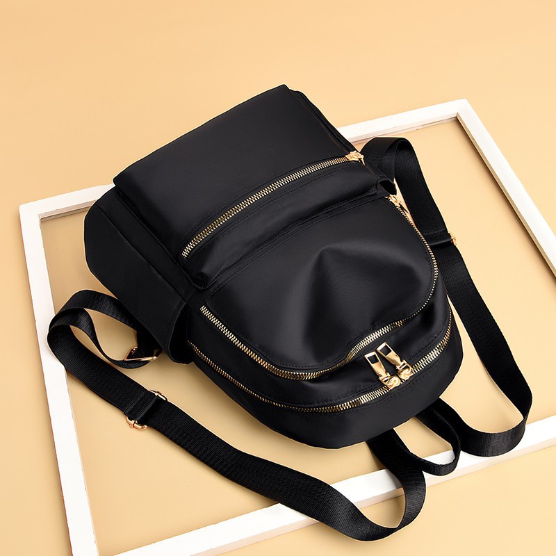Balo Vải Oxford Chống Thấm Nước Màu Sắc Đơn Giản Thời Trang Cho Nữ