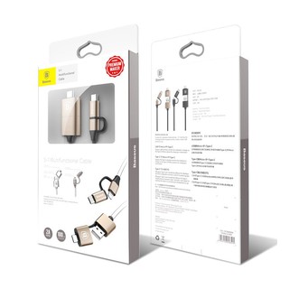 CÁP ĐA NĂNG 5 IN 1 BASEUS (USB,USB-C,,MICROUSB)