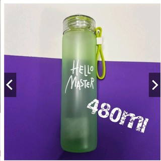 Combo 2 Bình ĐỰNG NƯỚC THỦY TINH in chữ HELLO MASTER
