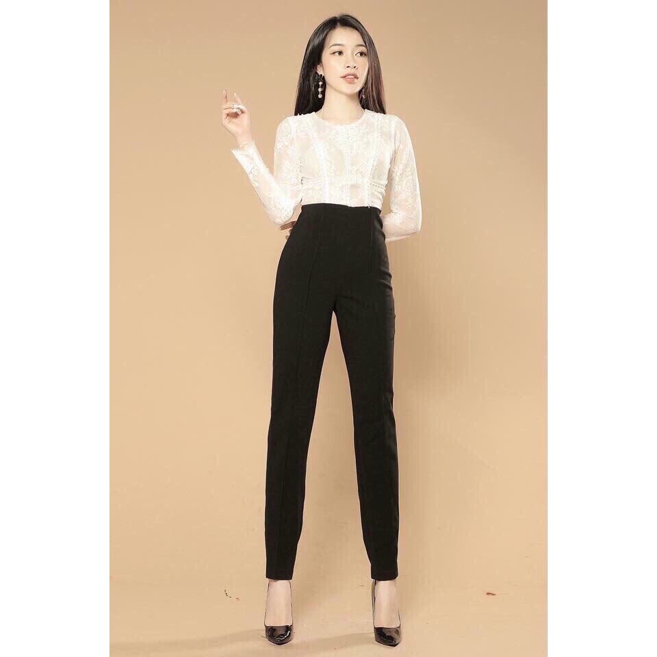 JUMP DÀI PHỐI REN KẾT HẠT D0617185 ( 2 màu )
