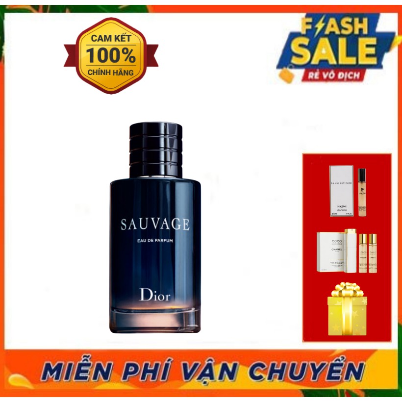 ~ 𝐍ướ𝐜 𝐇𝐨𝐚 𝐔𝐒𝐀 ~ Nước Hoa Nam Dior Sauvage EDP 100ml Lưu Hương 12h