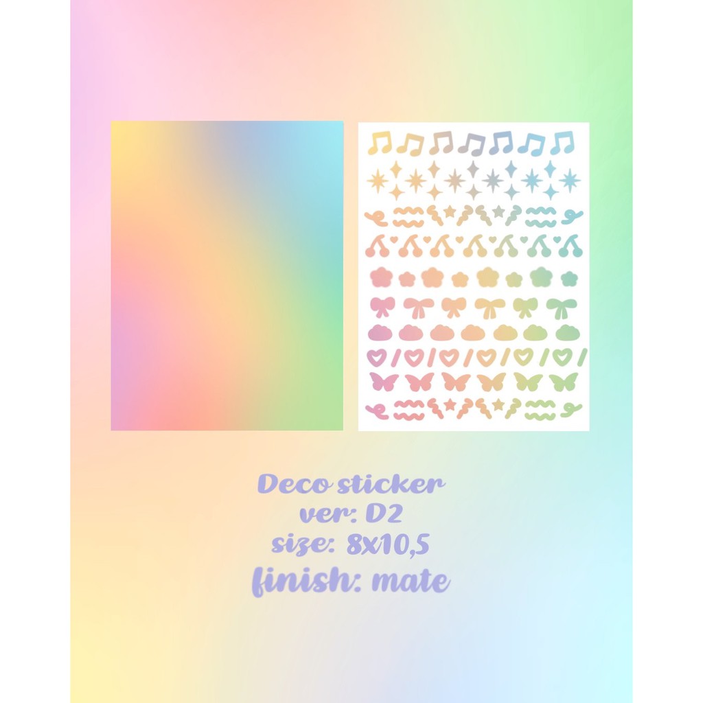 Bongjua | sticker deco - nhãn dán trang trí 🦋✨