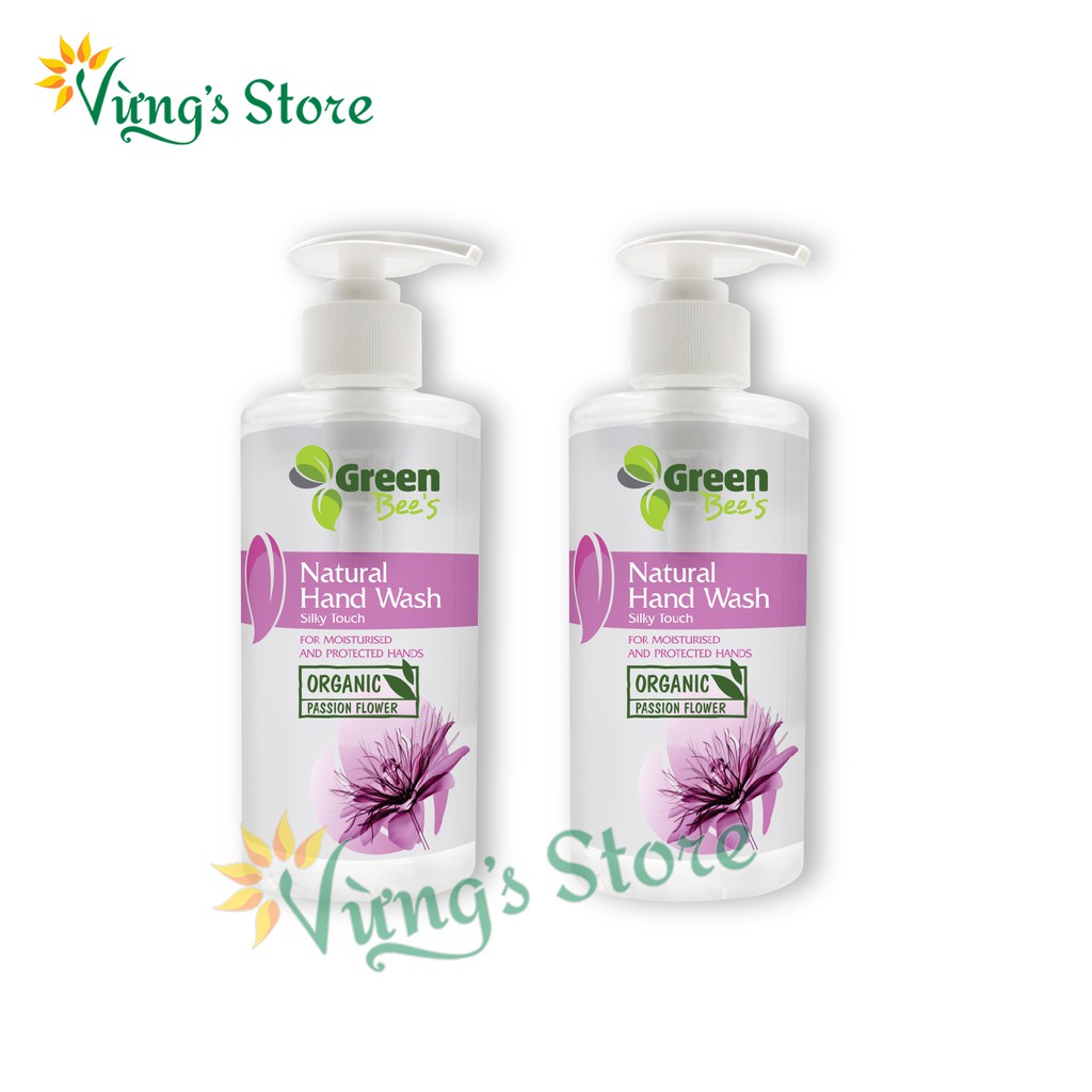 2 Chai Nước Rửa Tay Organic Chiết Xuất Lạc Tiên 320ml