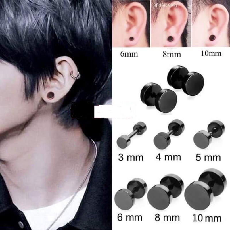Bông tai inox tròn nhiều size