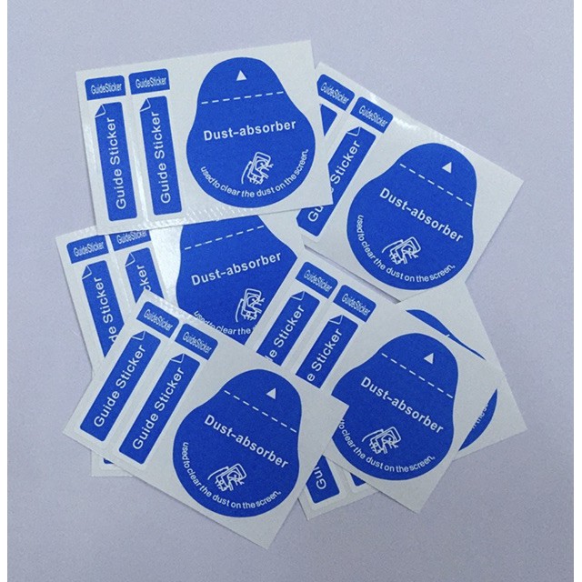 Sticker lấy bụi, hít bụi hỗ trợ dán cường lực