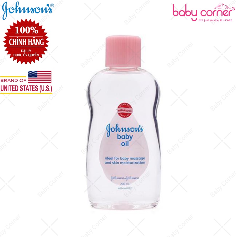 DẦU MASSAGE VÀ DƯỠNG ẨM JOHNSON'S BABY OIL CHO BÉ