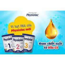 Sữa bột Physiolac số 1,2,3 loại 400g,900g.