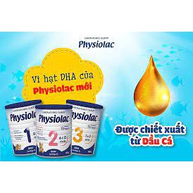 {Mẫu mới} Sữa bột Physiolac số 1,2,3 loại 400g,900g.