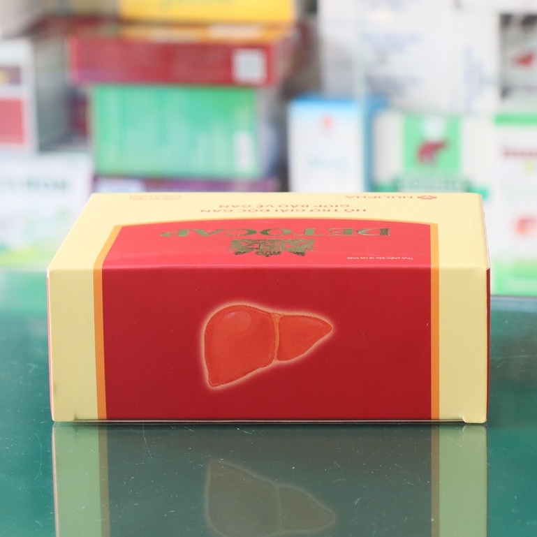 DETOCAP – Hỗ trợ điều trị viêm gan, giải độc gan và tăng cường chức năng gan (hộp 60 viên)