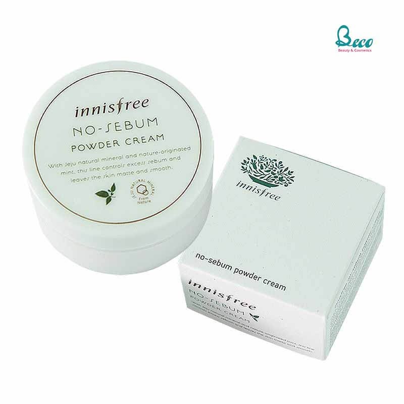 Kem Dưỡng Kiềm Dầu No Sebum Powder Cream Innisfree