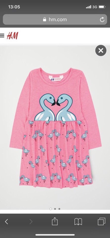 Đầm HM dài tay bé gái