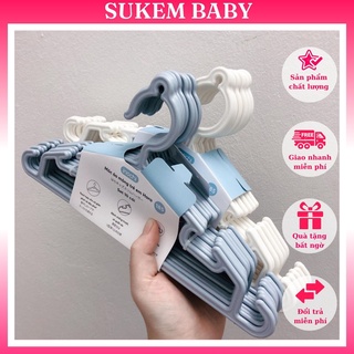 [ Set 10 Chiếc ] Móc Quần Áo Trẻ Em, Móc Phơi Đồ Trẻ Sơ Sinh INOCHI