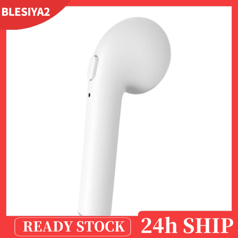 i7s Bluetooth Earphone Sport Mini True Wireless Earbuds single ear White