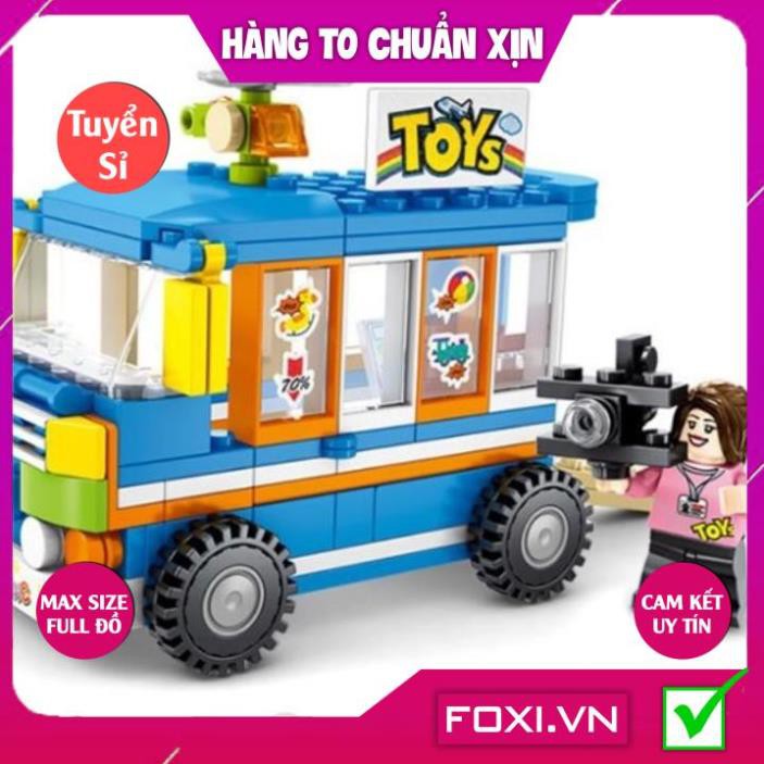 [FREESHIP HÀNG ĐẸP] Đồ Chơi Lắp Ráp Cửa Hàng Lưu Động-Trò chơi giải trí bé yêu-phát triển tư duy thông minh IQ