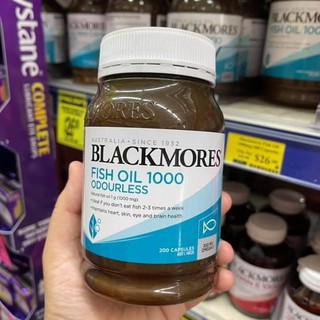 MẪU MỚI - Viên Uống Dầu Cá Fish Oil Mini Caps Blackmores Úc 400 Viên - DẦU CÁ BLACKMORE ÚC