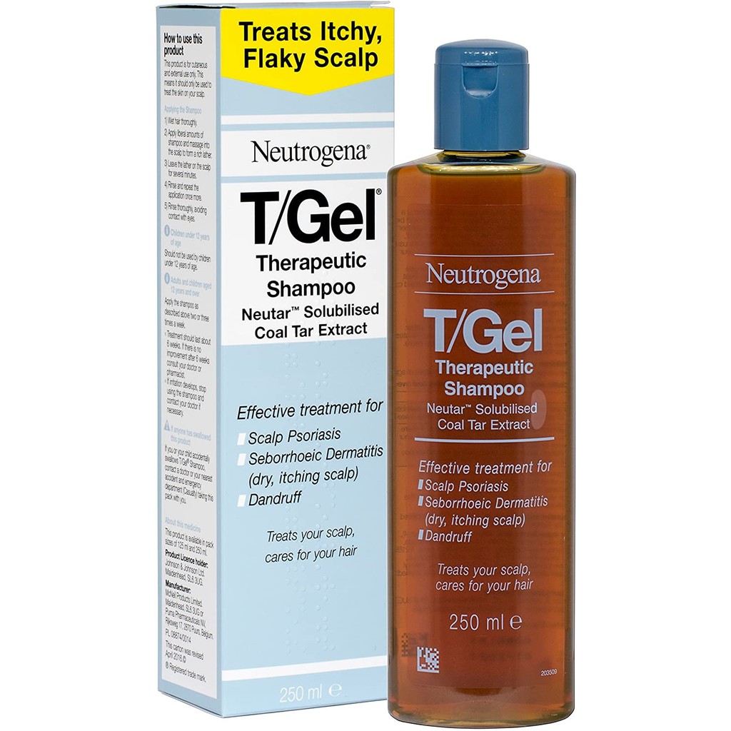 [TOP 1 SHOPEE] Dầu gội giảm gàu Neutrogena T/Gel Anti-Dandruff / Therapeutic Shampoo (Bill Anh)