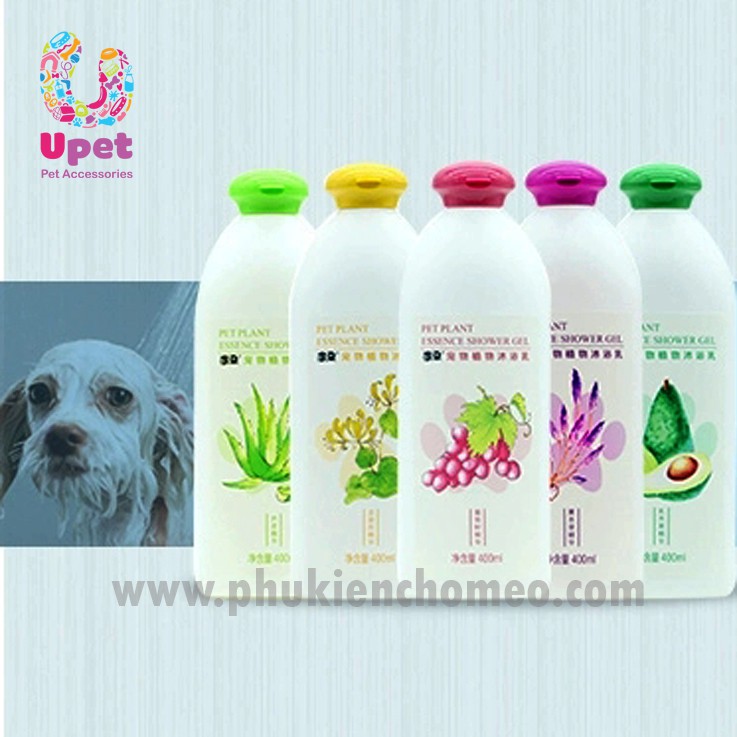 Sữa tắm Joyce&amp;Dolls Hương Nước Hoa Pet Plant Essence Shower Gel 100ml chiết xuất từ thực vật an toàn cho chó mèo