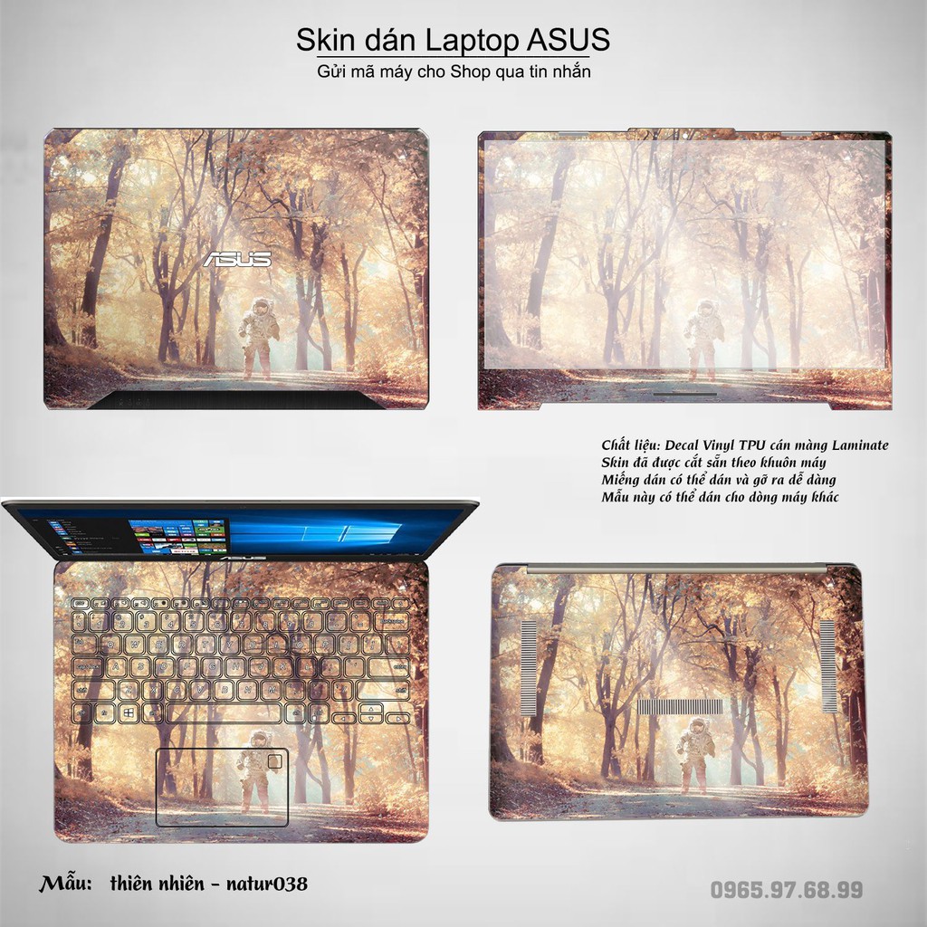 Skin dán Laptop Asus in hình thiên nhiên nhiều mẫu 2 (inbox mã máy cho Shop)