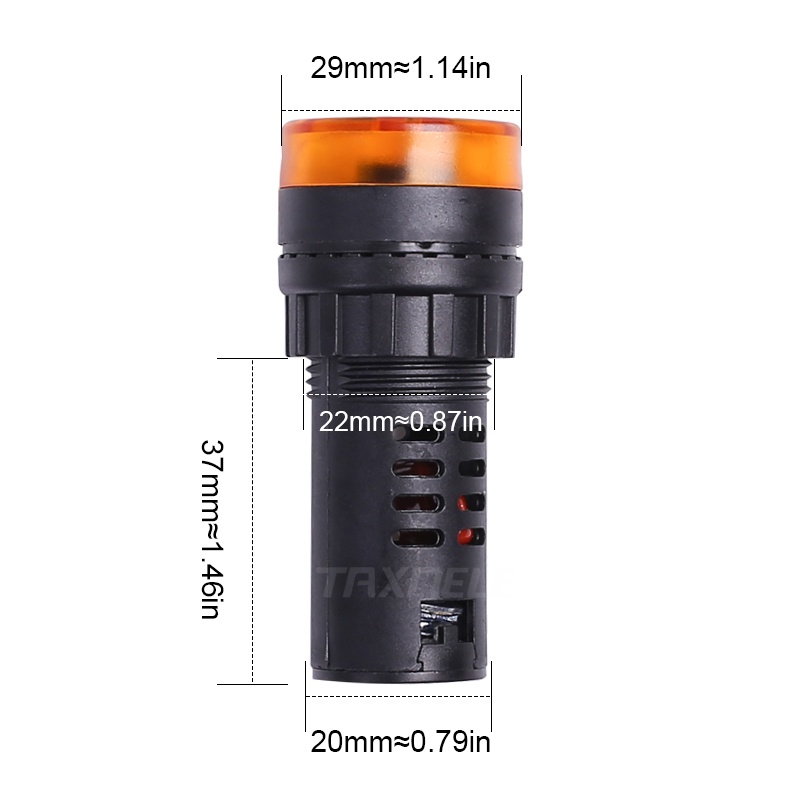 Đèn LED Báo Hiệu Ad16-22SM 12V 24V 110V 220V 380V 22mm Chuyên Dụng