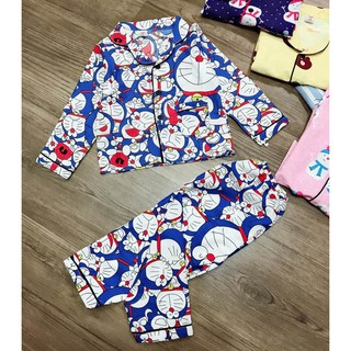 Bộ ngủ pijama cho bé hình doremon