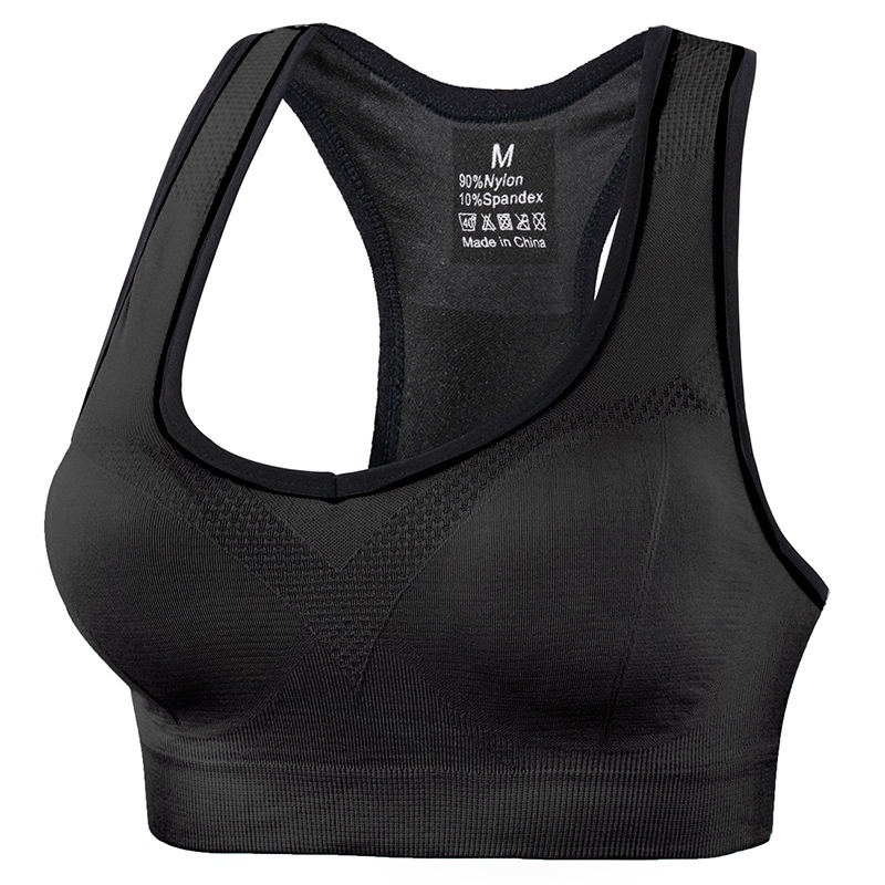 Áo ngực IELGY ôm gọn thoải mái phong cách thể thao dùng tập yoga chạy bộ plus size