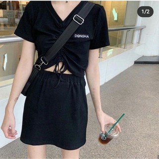 Set basic đen trơn 01