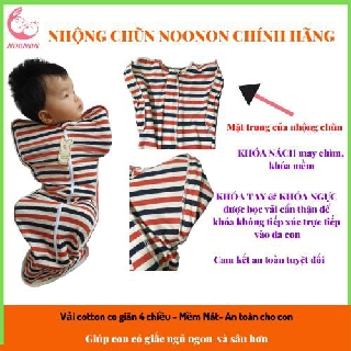 Quấn nhộng chũn Nooonon cho bé 💖FREESHIP💖 Giảm 20k nhập Quấn nhộng vải cotton co giãn chiều