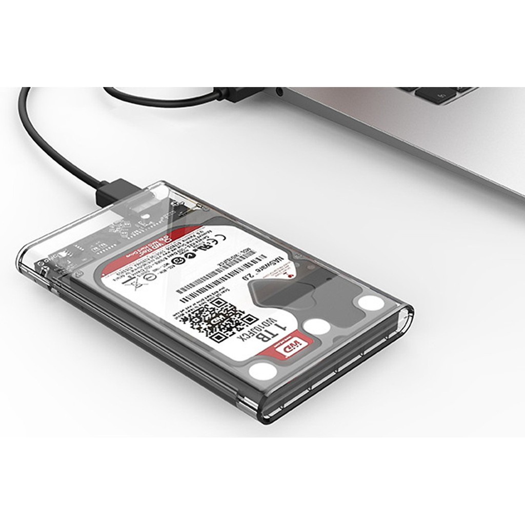 Hộp Đựng Ổ Cứng Di Động HDD SSD Box 2.5 ORICO USB 3.0 2139U3 - Nhựa Trong Suốt - Bảo Hành 12 Tháng -dc1064