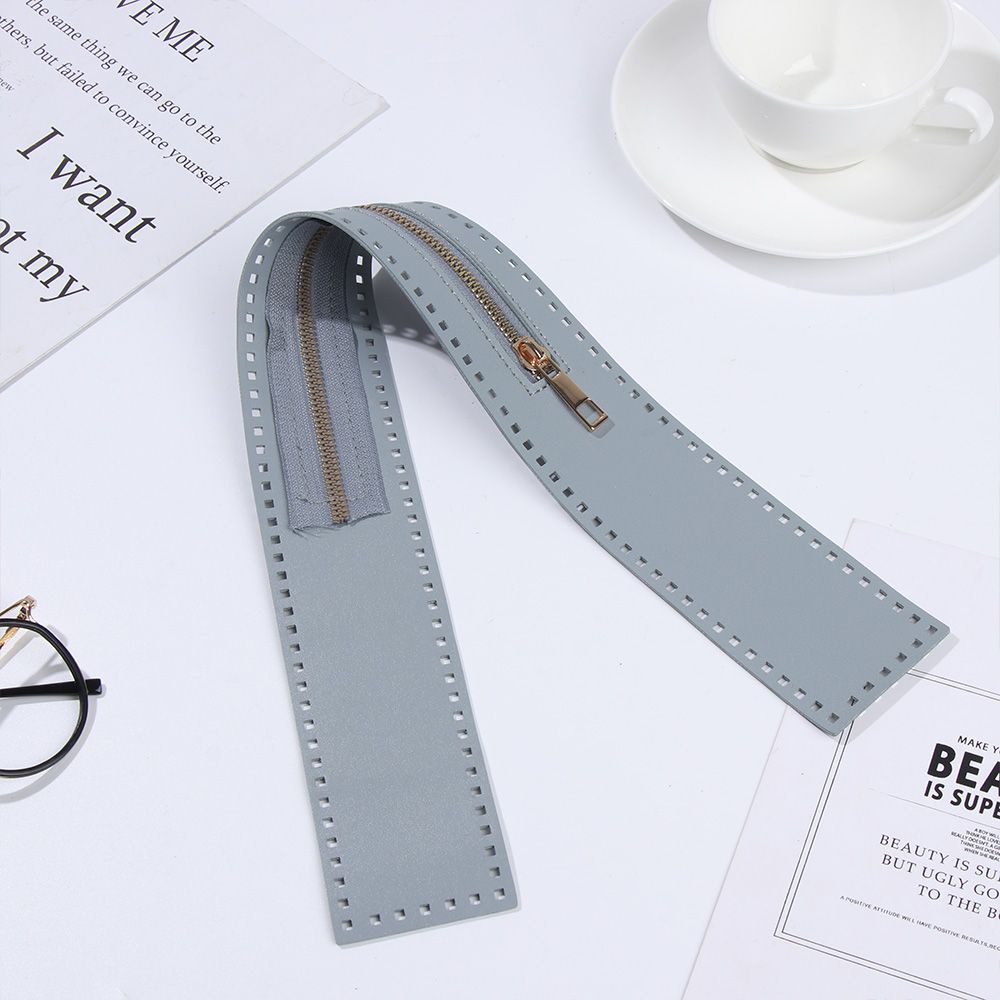 Dây Kéo Bằng Da PU Thiết Kế Chuyên Dụng Cho Túi Xách Thủ Công DIY