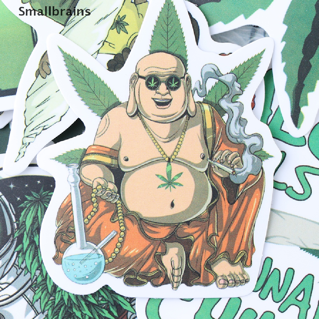 Set 100 Miếng Dán Graffiti Hình Lá Đa Sắc Dùng Trang Trí Mũ Bảo Hiểm Laptop Ván Trượt