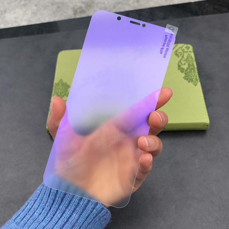Kính cường lực nhám chống ánh sáng xanh và dấu vân tay cho iPhone 11 12 13 14 Pro Max X XS XR 6 6S 7 8 Plus